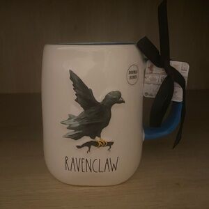 RAE DUNN Harry Potter Ravenclaw 🐦⬛💙 Doublesided mug NWT